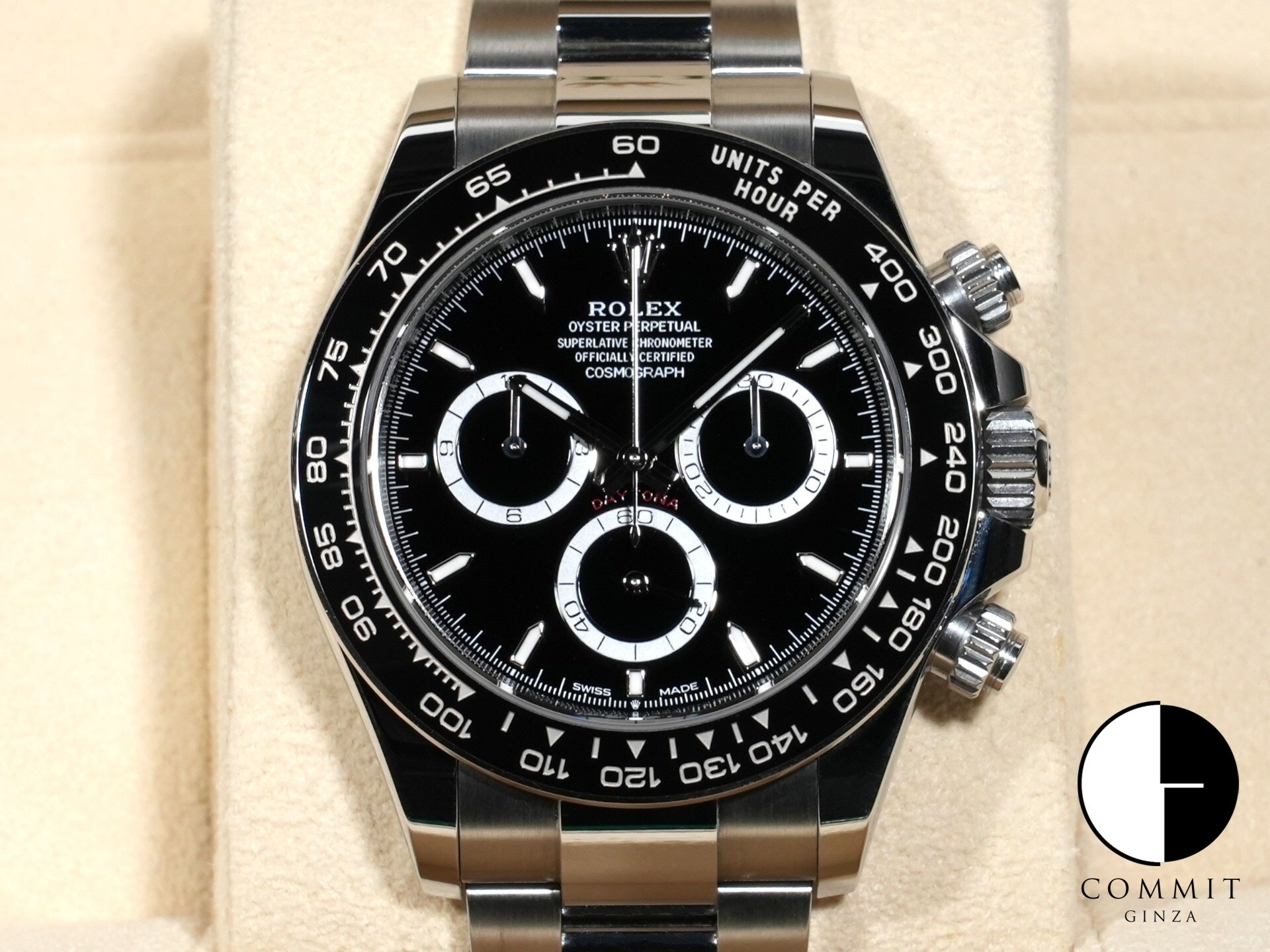 ロレックス デイトナ Ref.126500LN ステンレススチール ブラック文字盤 中古 o3jv4232