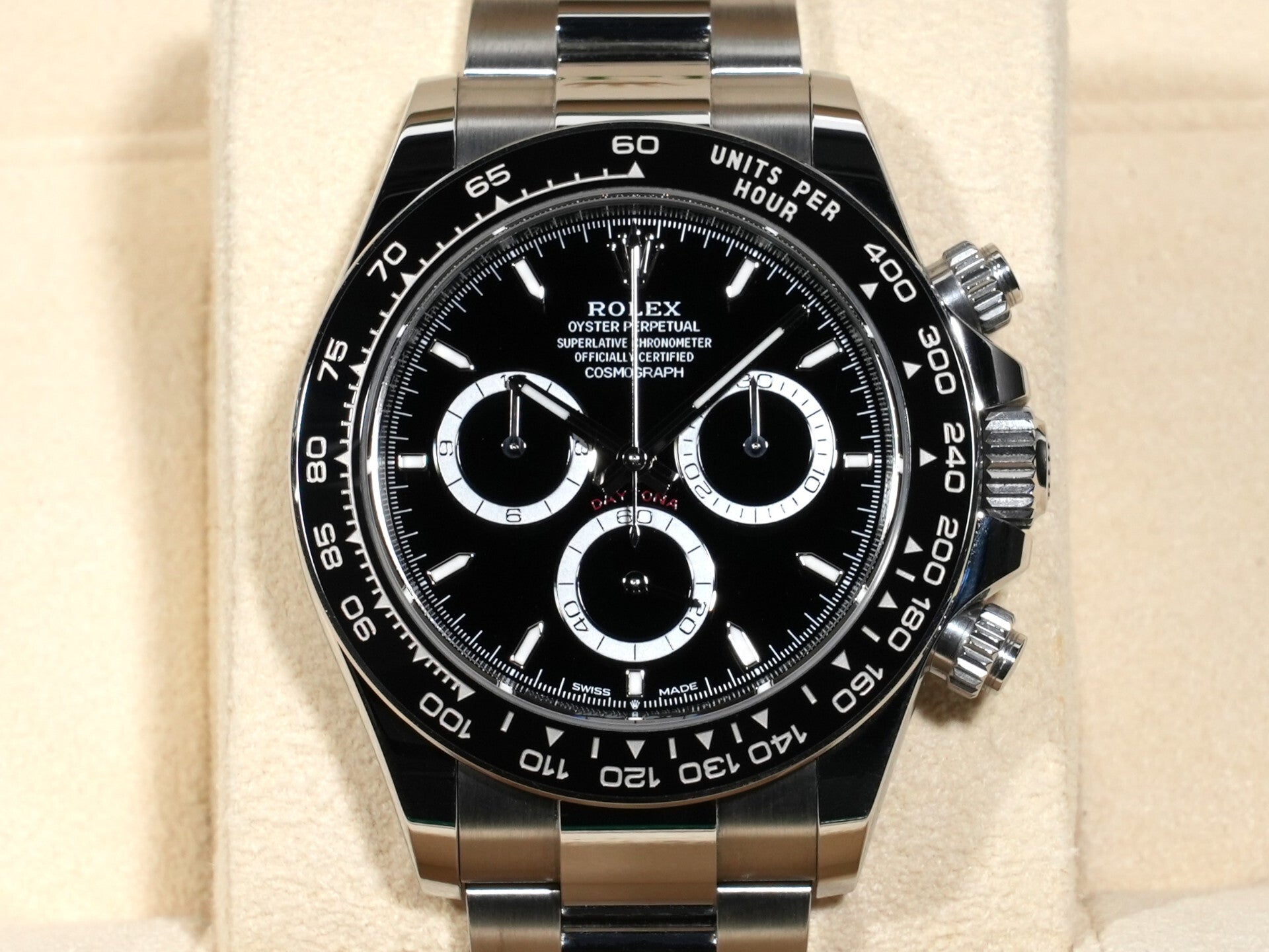 ロレックス デイトナ Ref.126500LN ステンレススチール ブラック文字盤 中古 o3jv4232