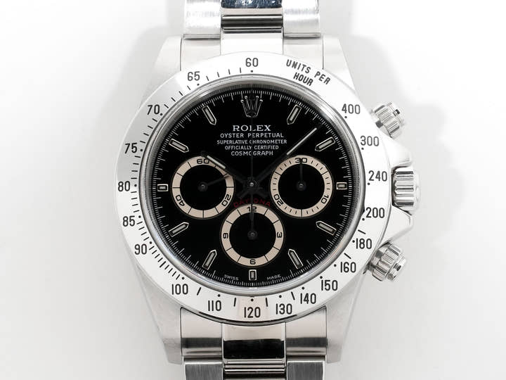ロレックス デイトナ エルプリメロ Ref.16520 ステンレススチール ブラック文字盤 中古 crg78wyp