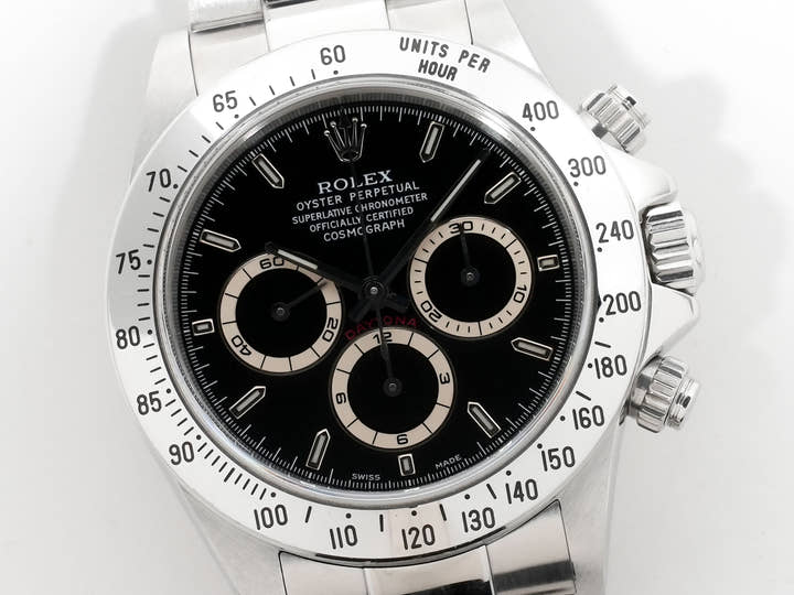 ロレックス デイトナ エルプリメロ Ref.16520 ステンレススチール ブラック文字盤 中古 crg78wyp