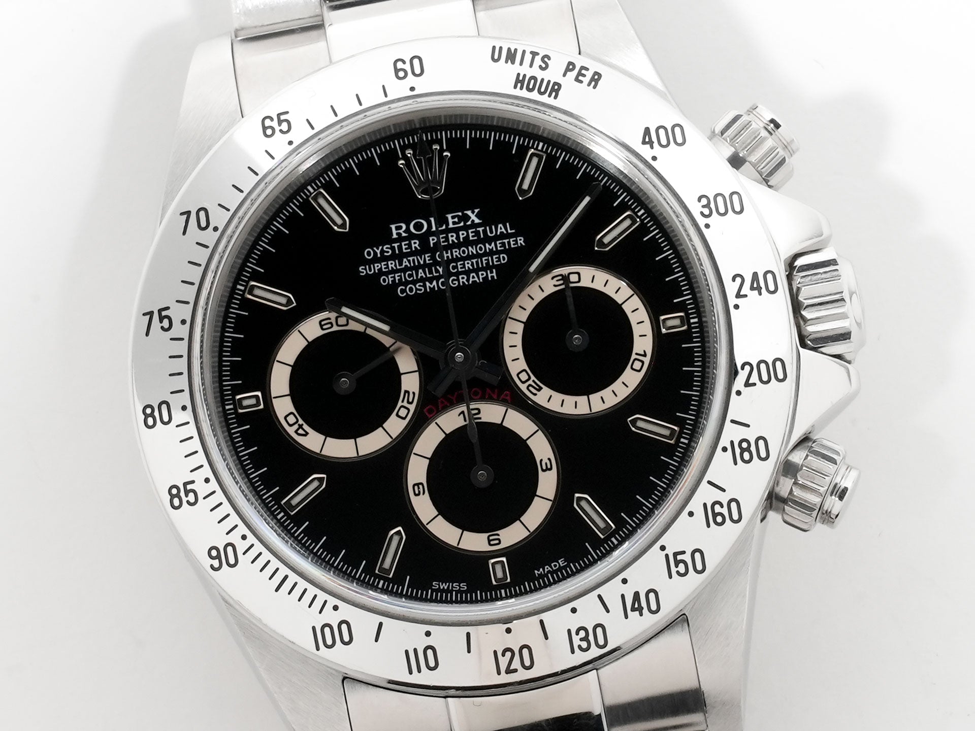 ロレックス デイトナ エルプリメロ Ref.16520 ステンレススチール ブラック文字盤 中古 crg78wyp