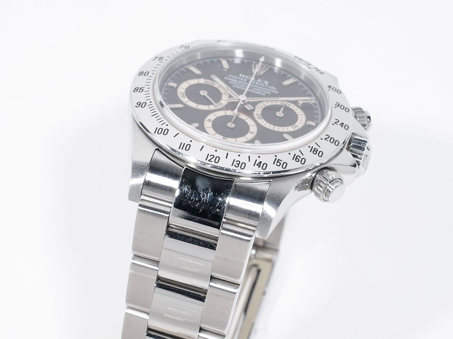ロレックス デイトナ エルプリメロ Ref.16520 ステンレススチール ブラック文字盤 中古 crg78wyp