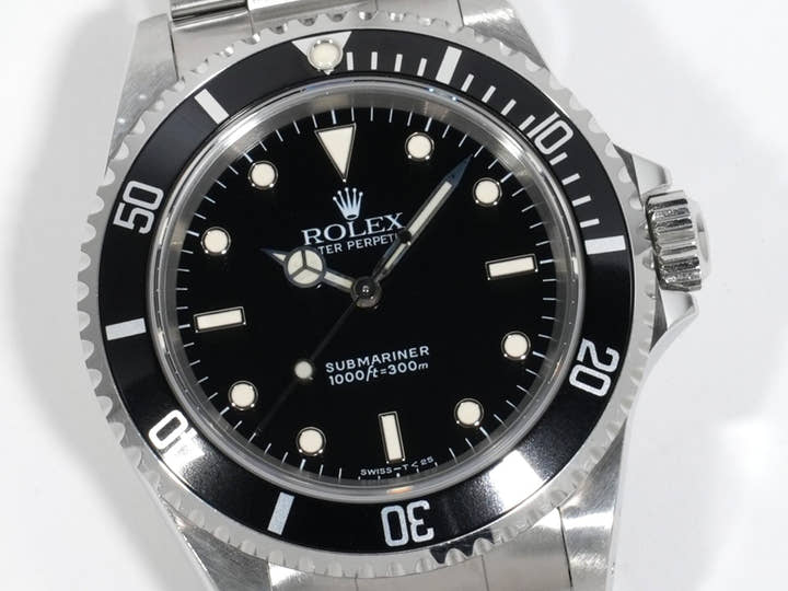 Rolex Submariner No-Date Ref. 14060 Stainless Steel Black Dial Used z6wyxa23