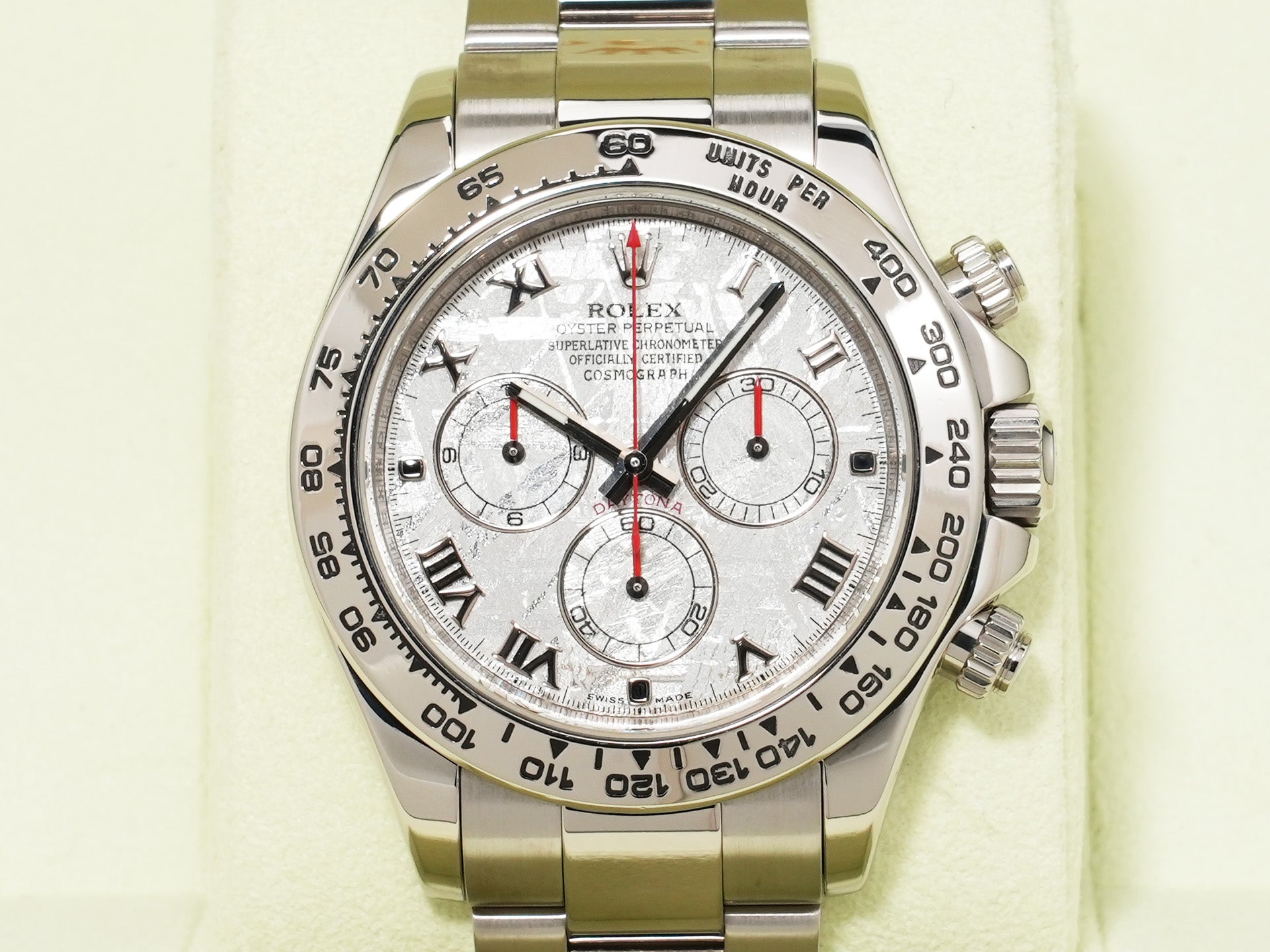 ロレックス デイトナ Ref.116509 ホワイトゴールド メテオライト文字盤 美品 pd5erjca