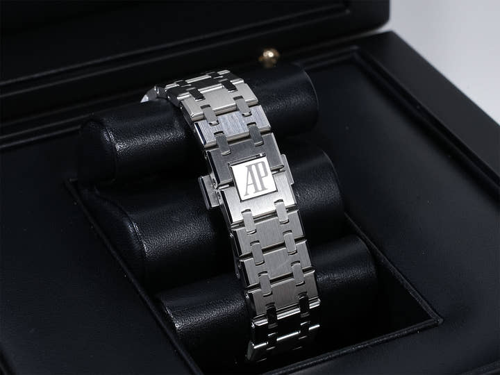 オーデマピゲ ロイヤルオーク Ref.15450ST.OO.1256ST.03 ステンレススチール ブルー文字盤 美品 yaoyvx6b