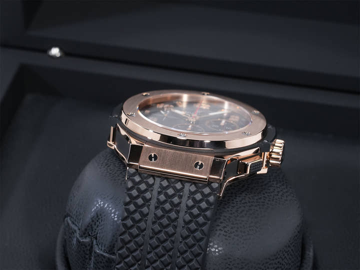 ウブロ ビッグバン ゴールド Ref.301.PX.130.RX 18K 5Nゴールド ブラック文字盤 美中古 zwvzhx7r