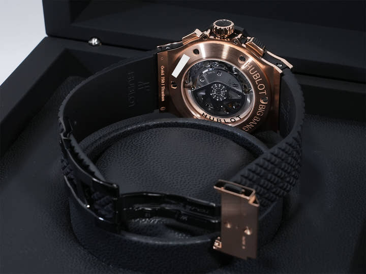 ウブロ ビッグバン ゴールド Ref.301.PX.130.RX 18K 5Nゴールド ブラック文字盤 美中古 zwvzhx7r