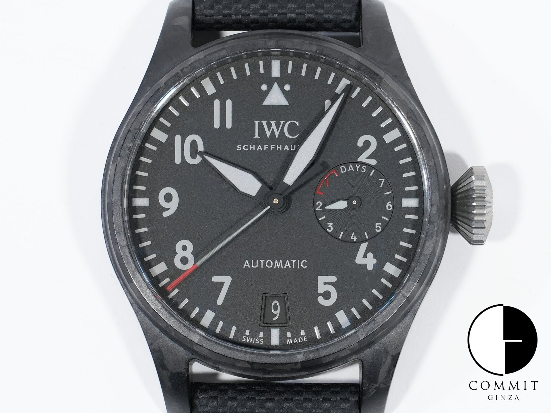 IWC ビッグパイロットウォッチ ブラックカーボン Ref.IW506101 カーボン グレー文字盤 未使用 t7d9jk5w