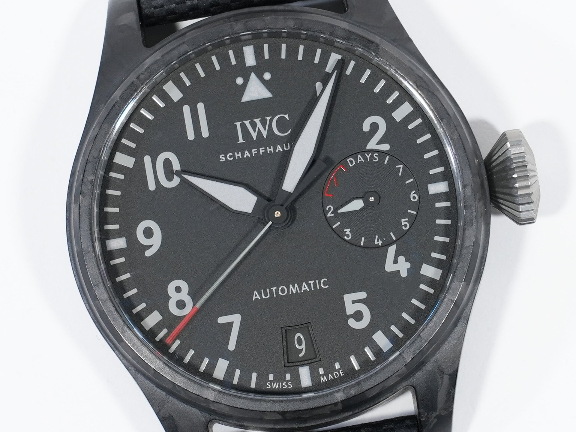 IWC ビッグパイロットウォッチ ブラックカーボン Ref.IW506101 カーボン グレー文字盤 未使用 t7d9jk5w