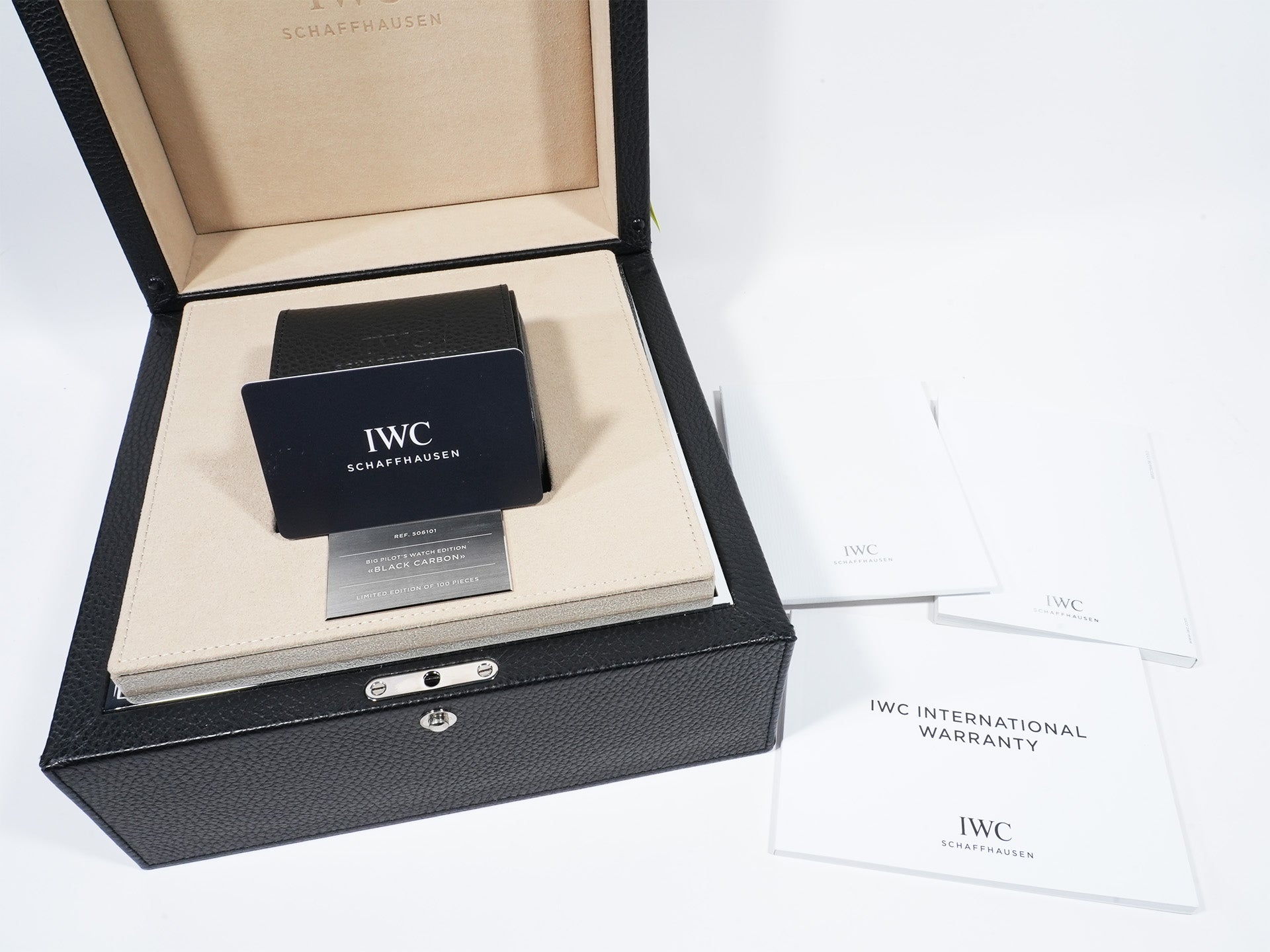 IWC ビッグパイロットウォッチ ブラックカーボン Ref.IW506101 カーボン グレー文字盤 未使用 t7d9jk5w