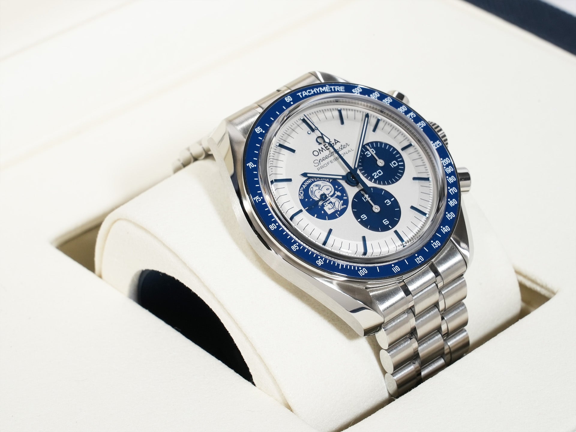 オメガ スピードマスター 記念モデル コーアクシャル マスター クロノメーター クロノグラフ 42MM Ref.310.32.42.50.02.001 ステンレススチール シルバー文字盤 美中古 ppuee7hj