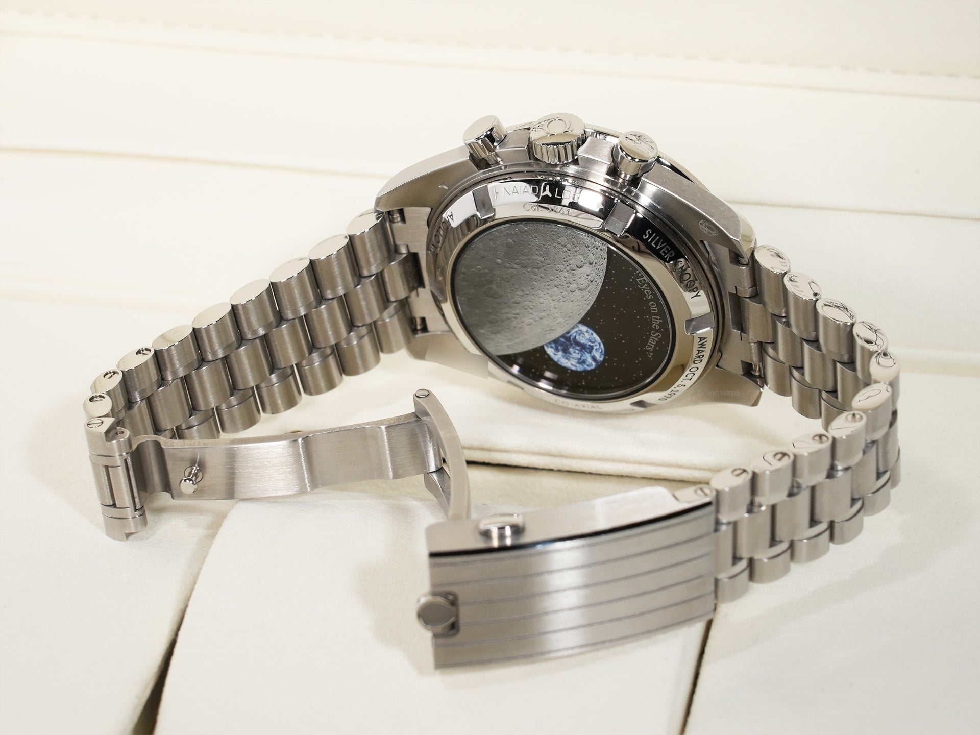 オメガ スピードマスター 記念モデル コーアクシャル マスター クロノメーター クロノグラフ 42MM Ref.310.32.42.50.02.001 ステンレススチール シルバー文字盤 美中古 ppuee7hj