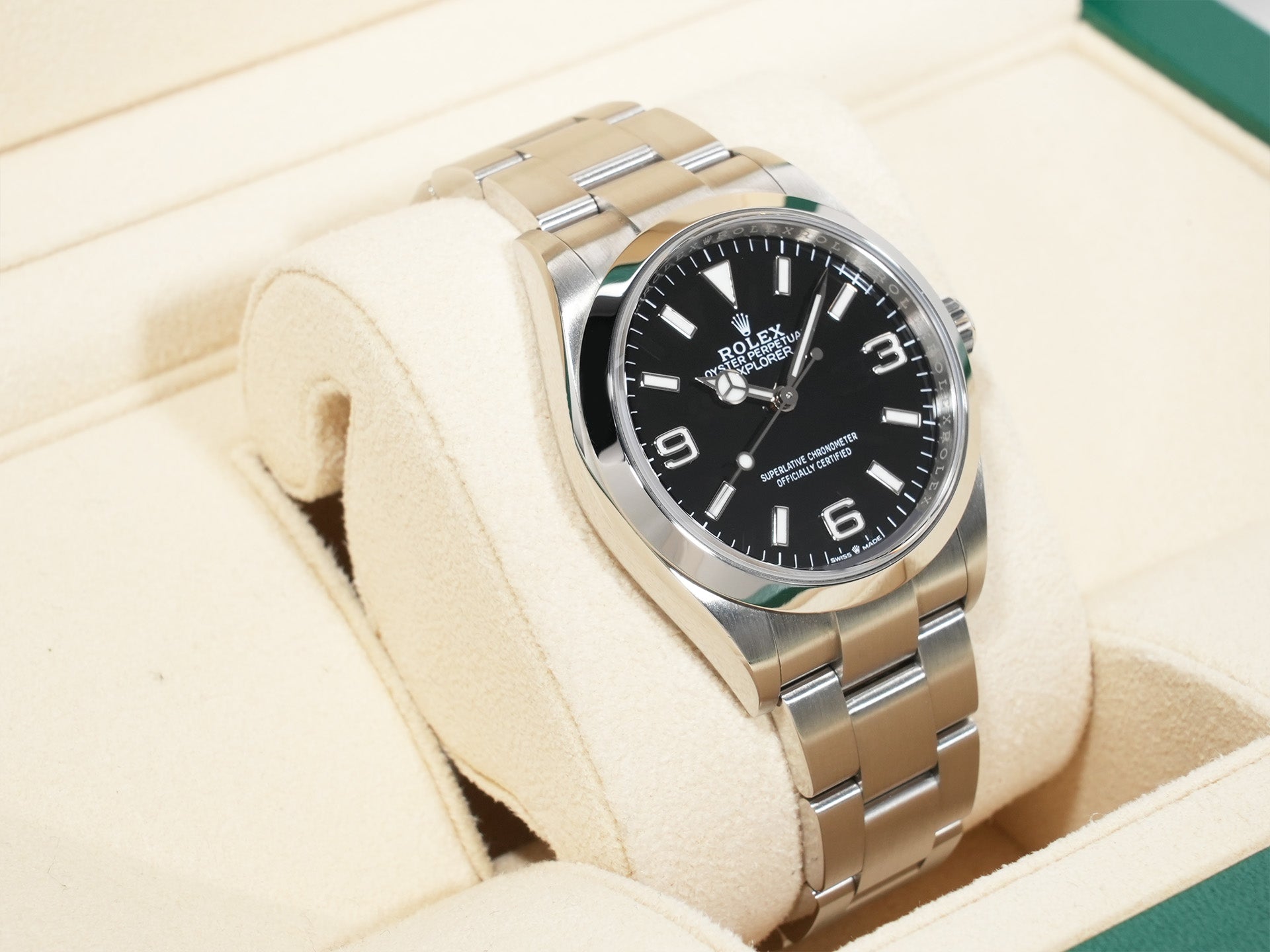 ロレックス エクスプローラー36 Ref.124270 ステンレススチール ブラック文字盤 オイスターブレスレット 中古 9r8w77c2