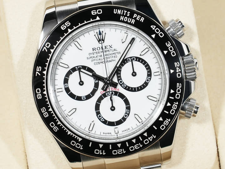 ロレックス デイトナ Ref.126500LN ステンレススチール ホワイト文字盤 美中古 ho38watf