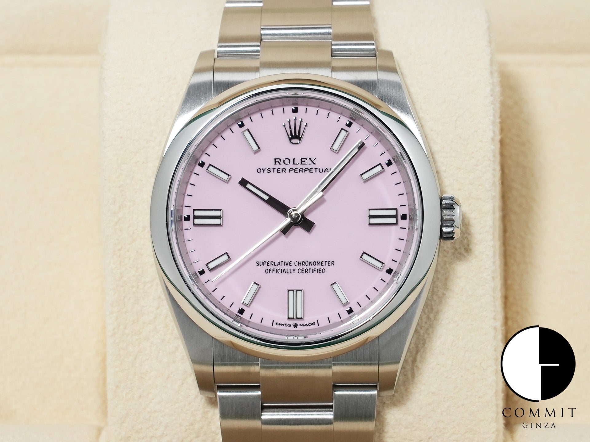 ロレックス オイスターパーペチュアル36 Ref.126000 ステンレススチール キャンディピンク文字盤 極美品 3qwrdnxf