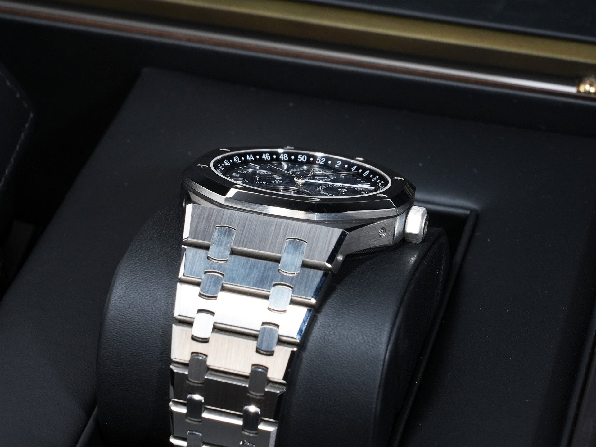 オーデマピゲ ロイヤルオーク パーペチュアルカレンダー Ref.26574ST.OO.1220ST.03 ステンレススチール ナイトブルー文字盤 美中古 dbkmfcjx