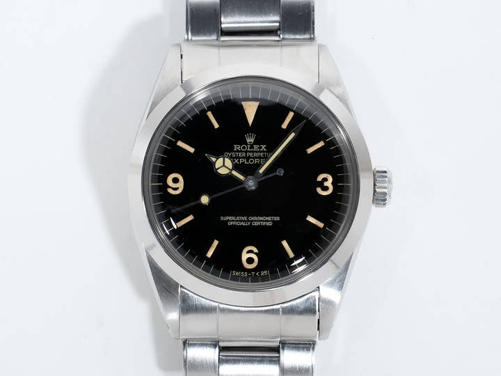 ロレックス エクスプローラーI Ref.1016 ステンレススチール ブラック文字盤 中古 ojsjhfgz
