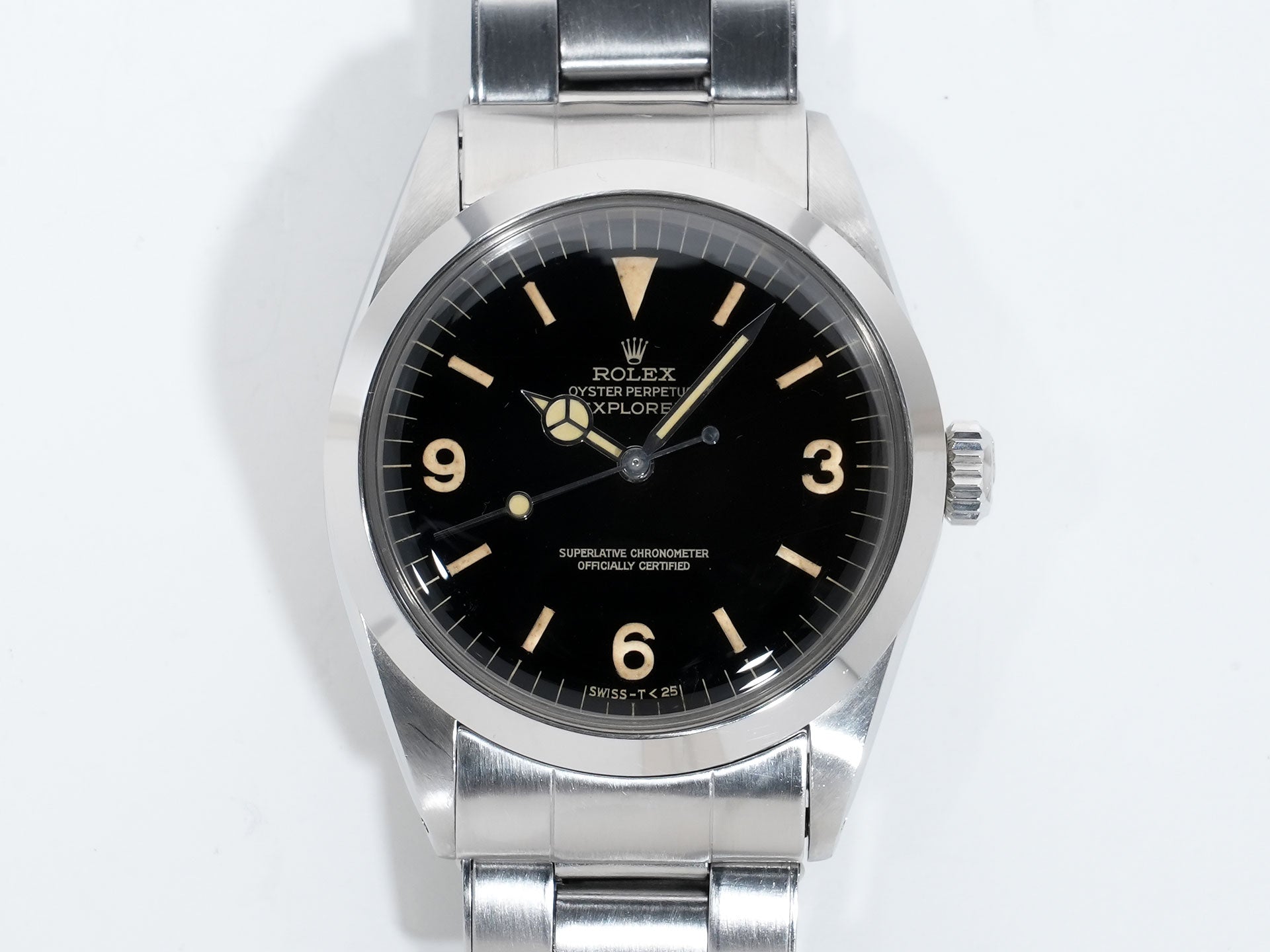 ロレックス エクスプローラーI Ref.1016 ステンレススチール ブラック文字盤 中古 ojsjhfgz