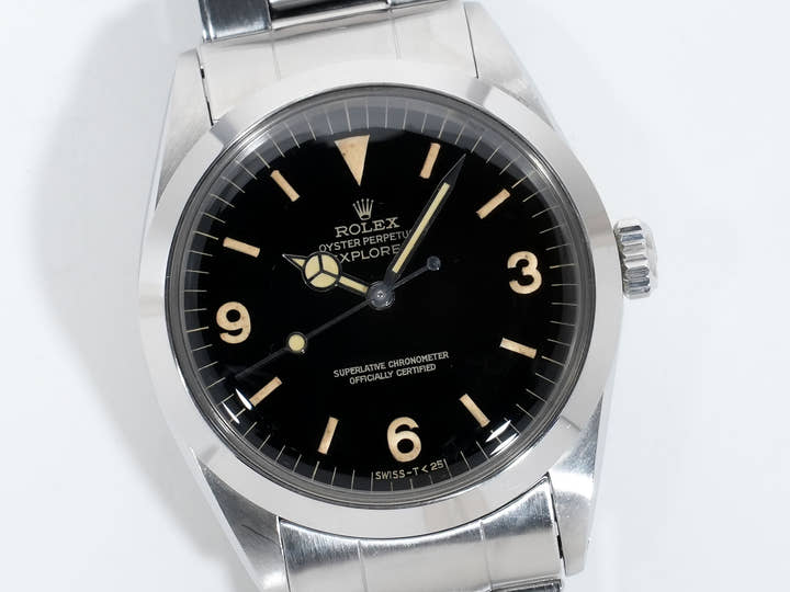 ロレックス エクスプローラーI Ref.1016 ステンレススチール ブラック文字盤 中古 ojsjhfgz