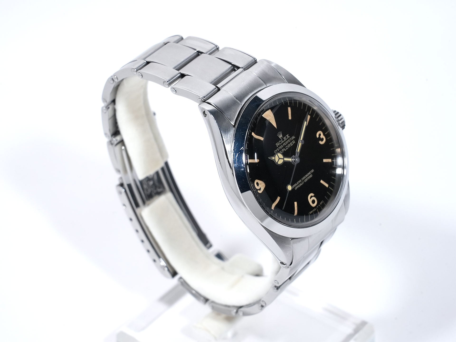 ロレックス エクスプローラーI Ref.1016 ステンレススチール ブラック文字盤 中古 ojsjhfgz