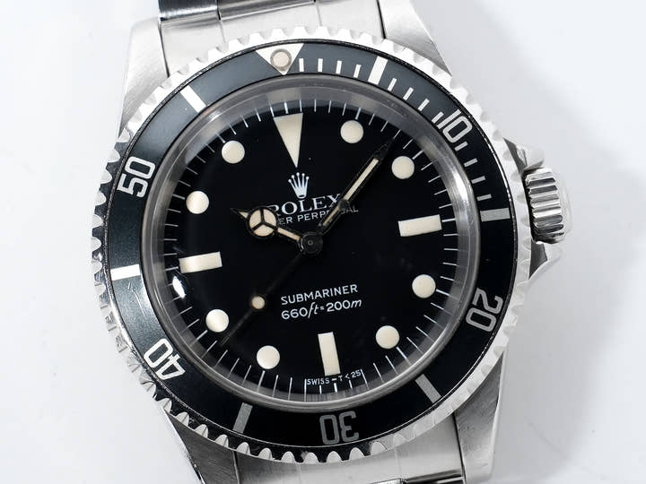 Rolex Submariner Ref. 5513 Stainless Steel Black Dial Used bun4edm8