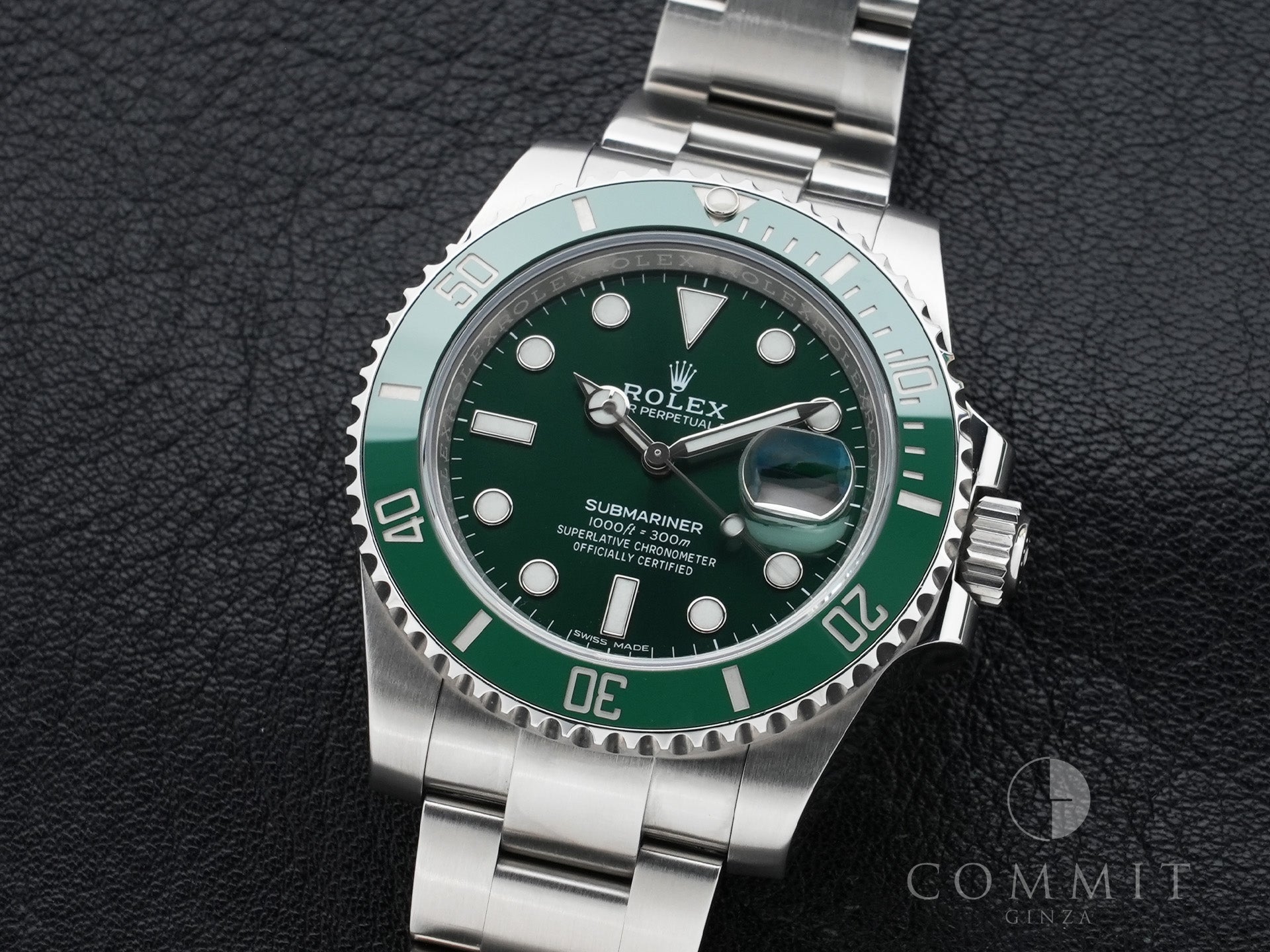 ロレックス サブマリーナー デイト Ref.116610LV ステンレススチール グリーン文字盤 中古 tsad4rms