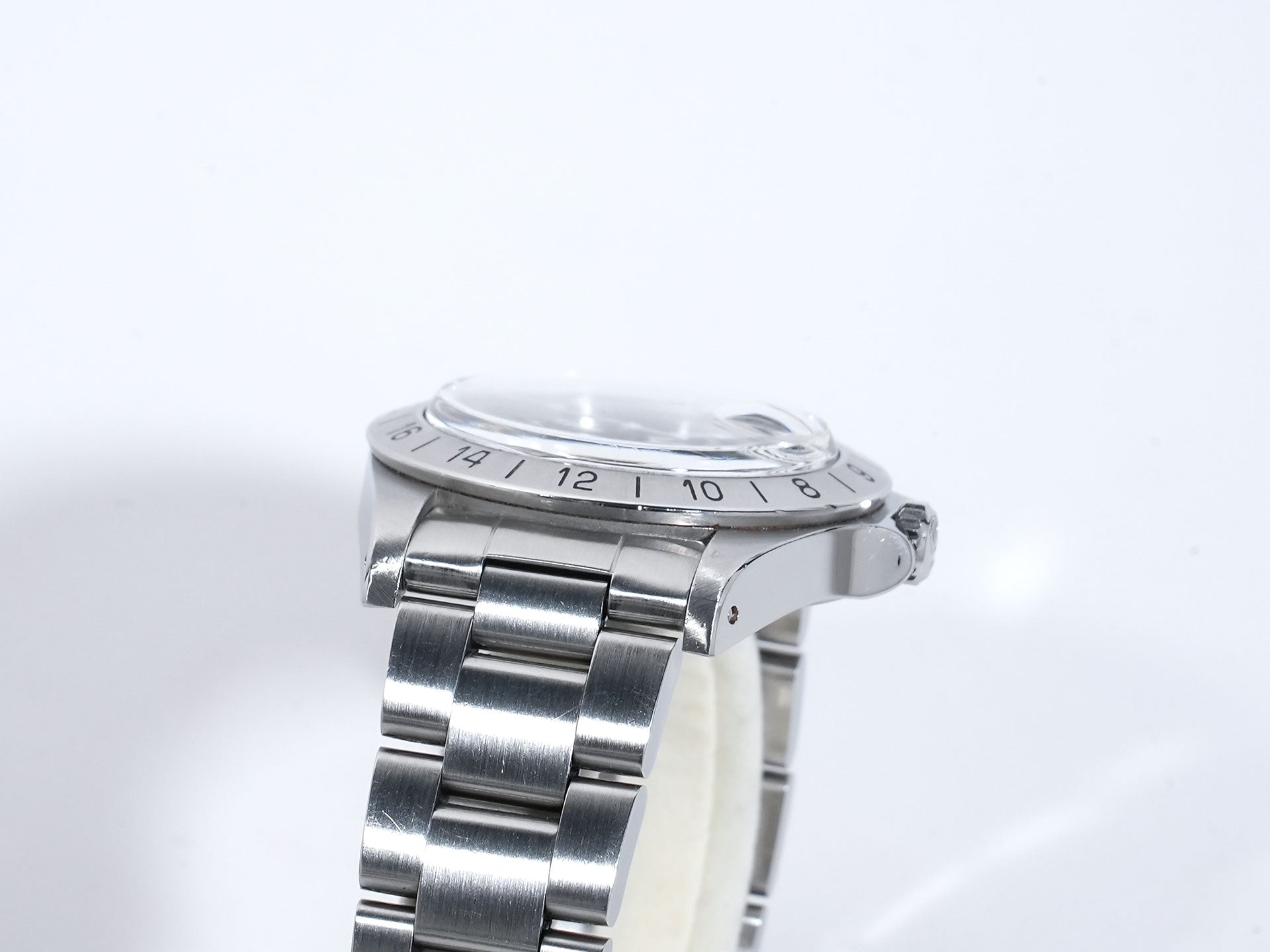 ロレックス エクスプローラーII Ref.1655 ステンレススチール ブラック文字盤 オイスターブレスレット 中古 mjsapxjb