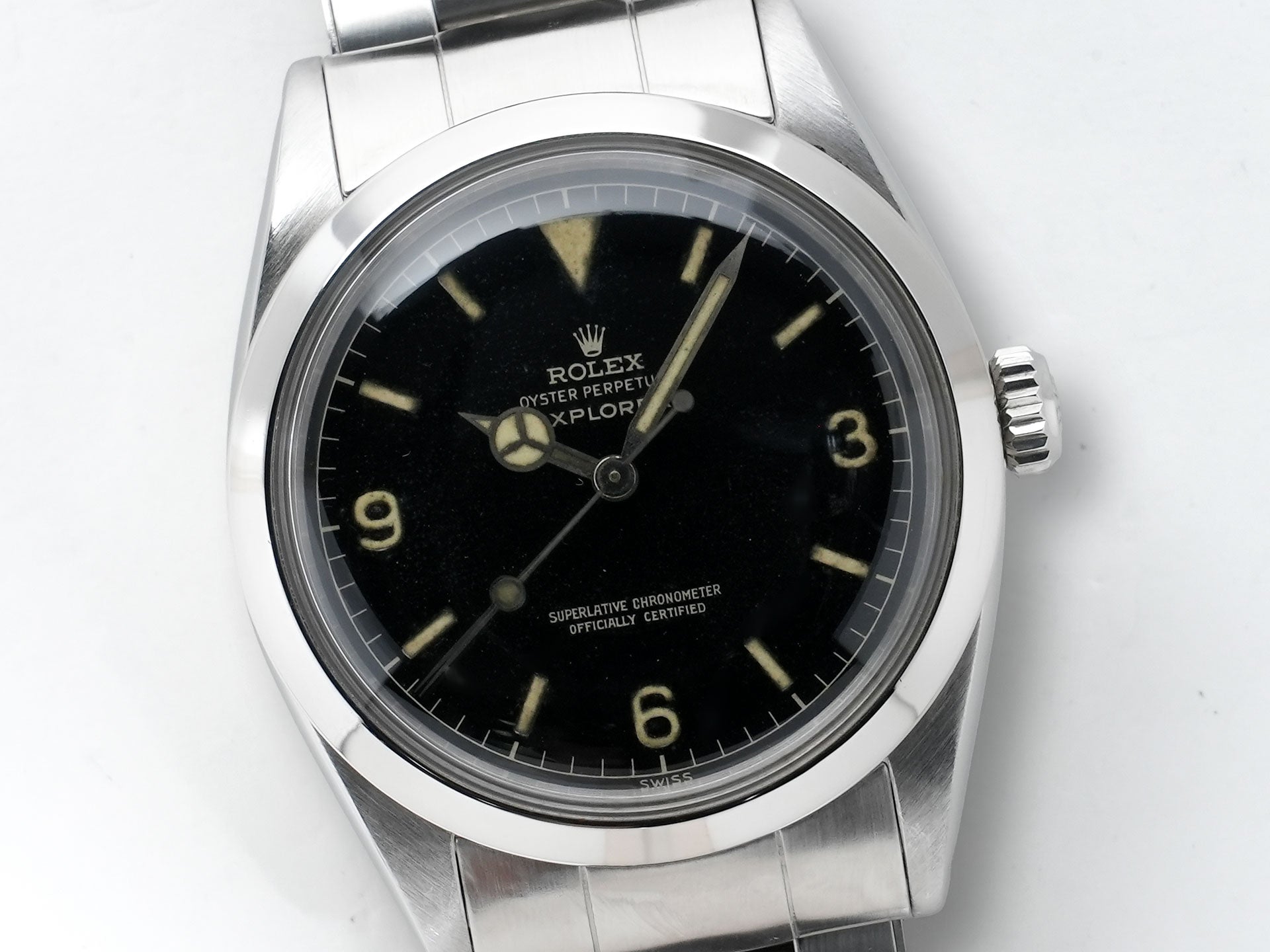 Rolex Explorer I Ref. 1016 Stainless Steel Black Dial Used scmpxexc