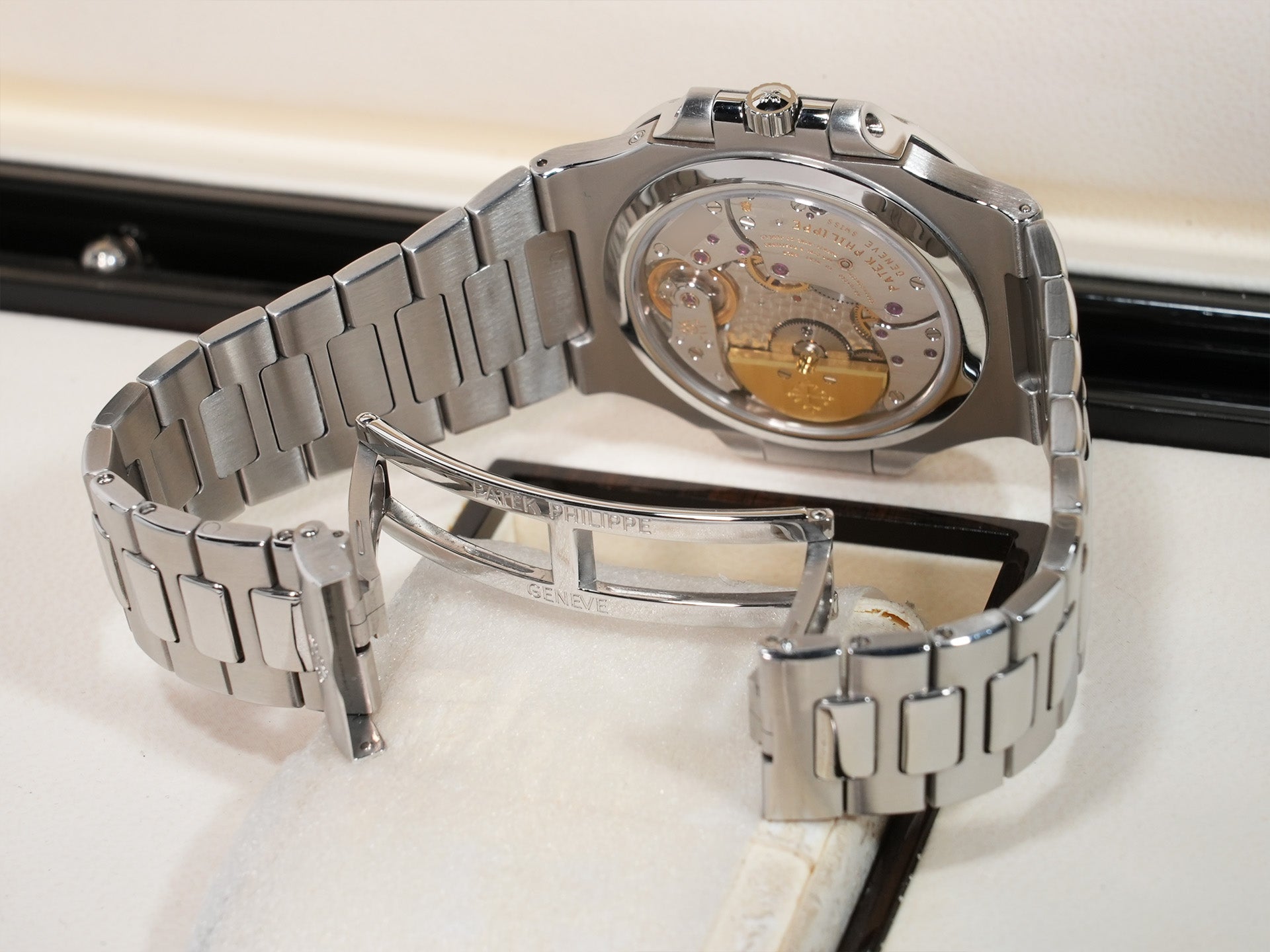 Patek Philippe Nautilus Petit Complication Ref. 3712/1A-001 Stainless Steel Blue Dial Pre-owned ha2v9twk