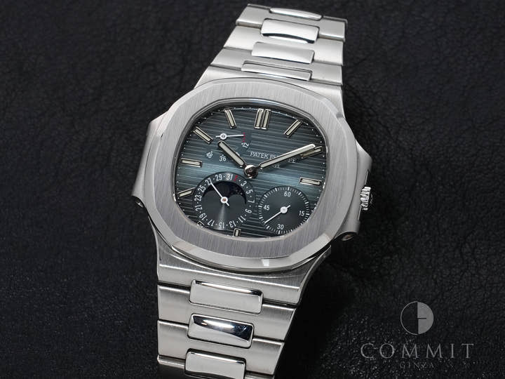 Patek Philippe Nautilus Petit Complication Ref. 3712/1A-001 Stainless Steel Blue Dial Pre-owned ha2v9twk
