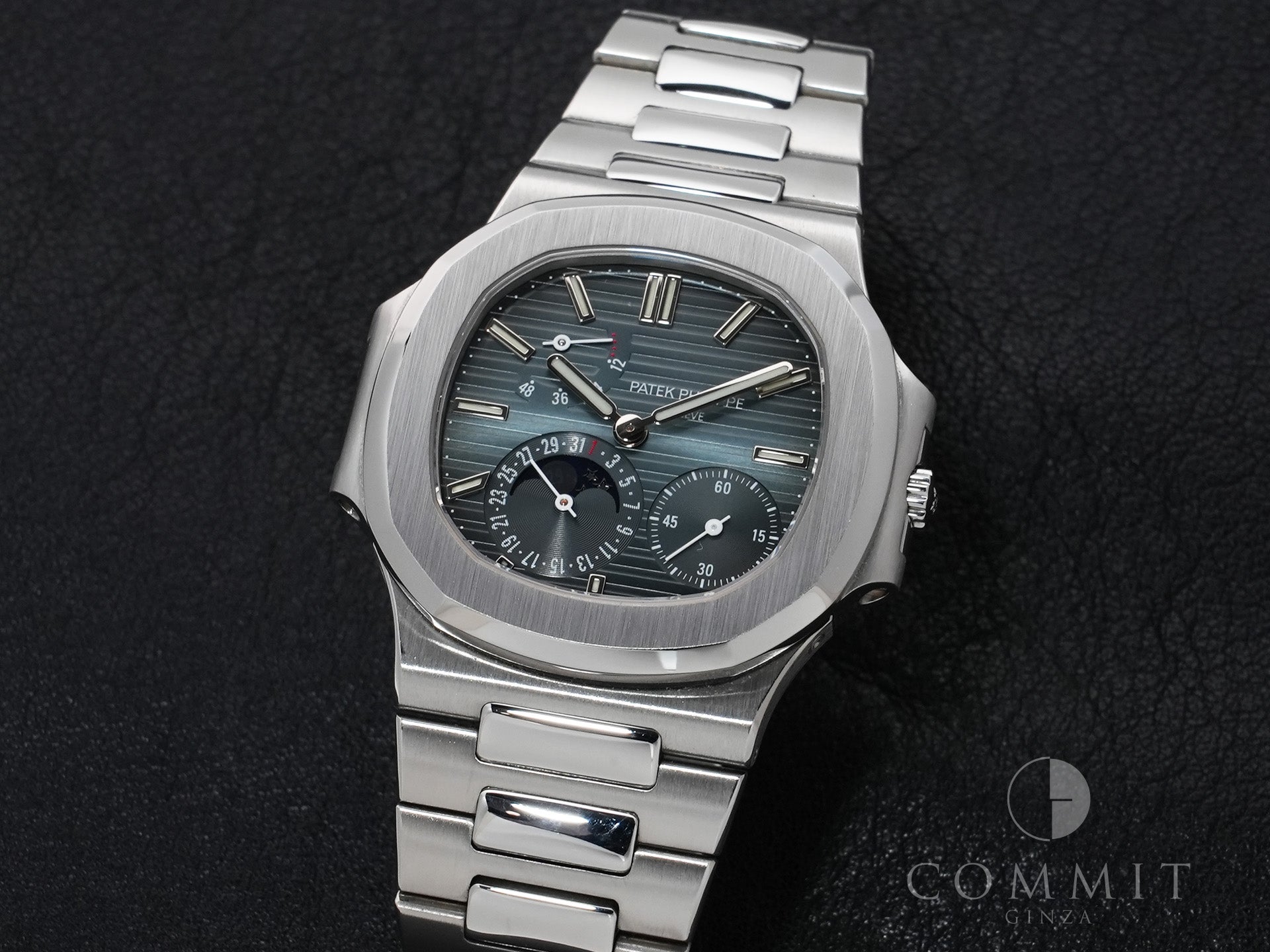 Patek Philippe Nautilus Petit Complication Ref. 3712/1A-001 Stainless Steel Blue Dial Pre-owned ha2v9twk