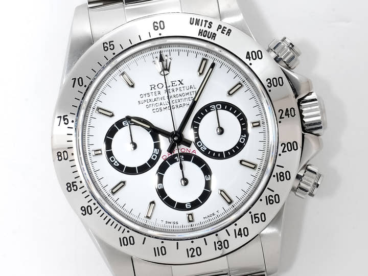 Rolex Daytona El Primero Ref. 16520 Stainless Steel White Dial Pre-Owned yjyvxhfw
