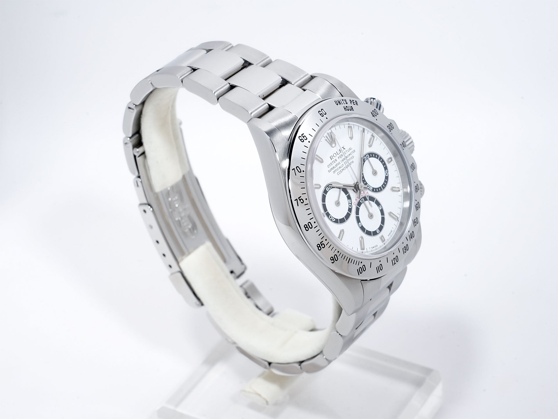 Rolex Daytona El Primero Ref. 16520 Stainless Steel White Dial Pre-Owned yjyvxhfw