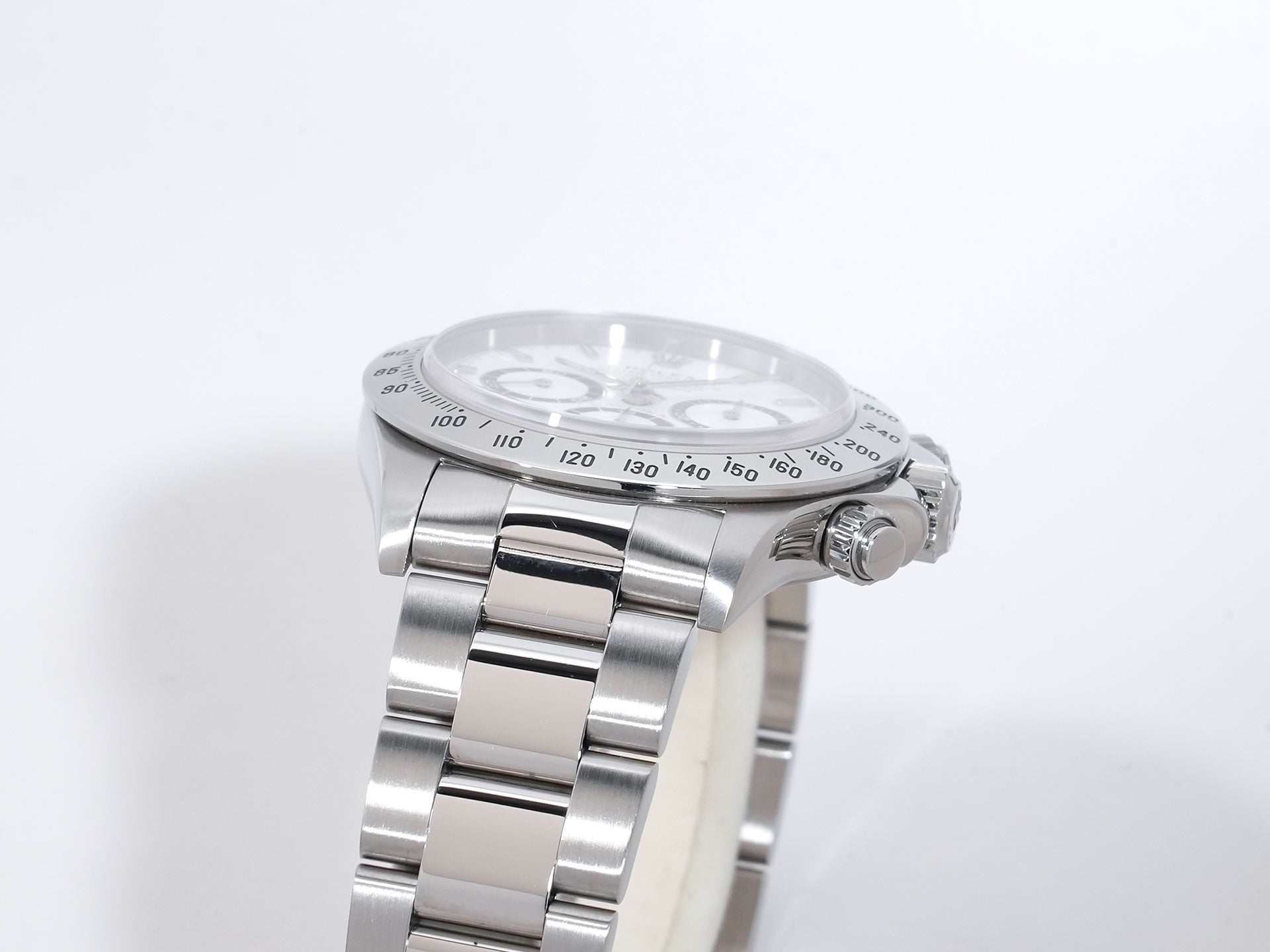 Rolex Daytona El Primero Ref. 16520 Stainless Steel White Dial Pre-Owned yjyvxhfw