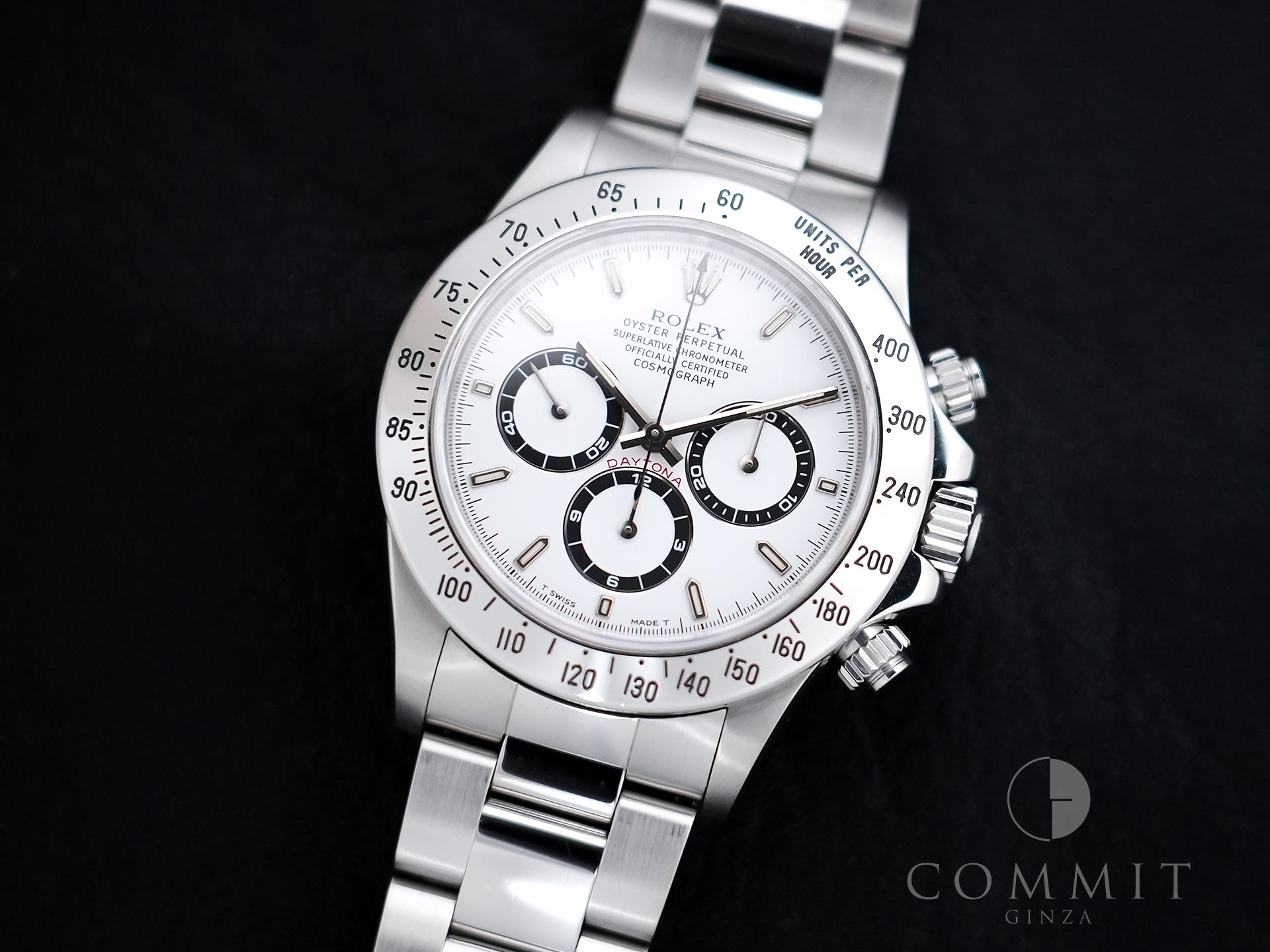 Rolex Daytona El Primero Ref. 16520 Stainless Steel White Dial Pre-Owned yjyvxhfw