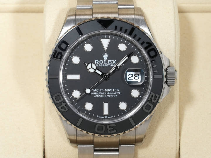 Rolex Yacht-Master 42 Ref.226627 RLX Titanium Black Dial Excellent Condition afyz5n9z