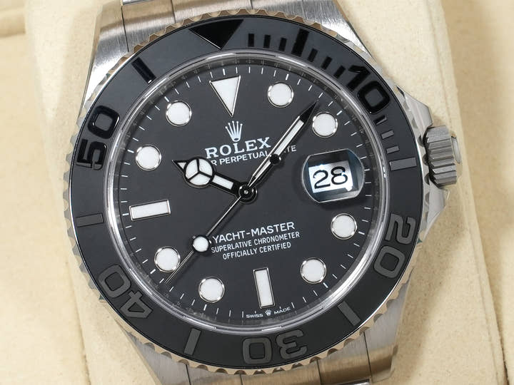 Rolex Yacht-Master 42 Ref.226627 RLX Titanium Black Dial Excellent Condition afyz5n9z