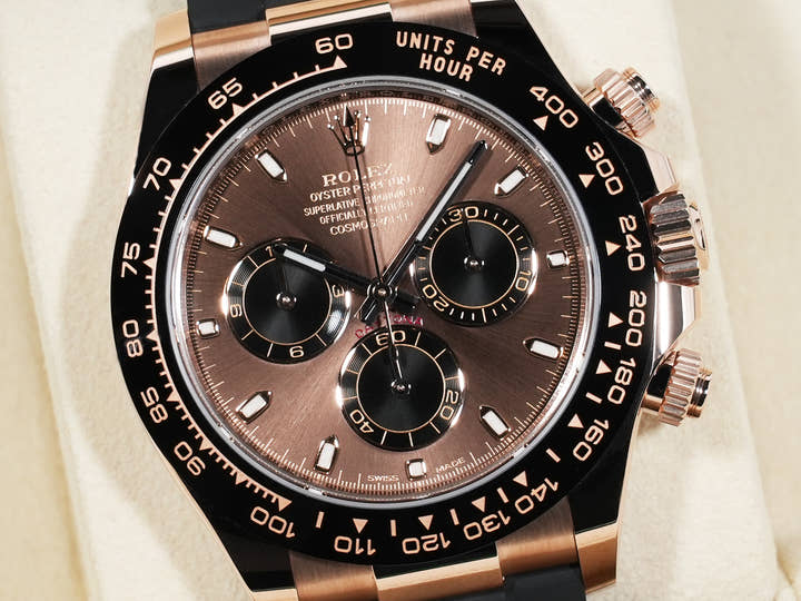 Rolex Daytona Ref. 116515LN Everose Gold Chocolate/Black Dial Unused 3vafvypx