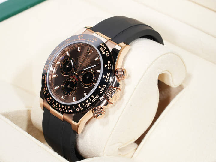 Rolex Daytona Ref. 116515LN Everose Gold Chocolate/Black Dial Unused 3vafvypx