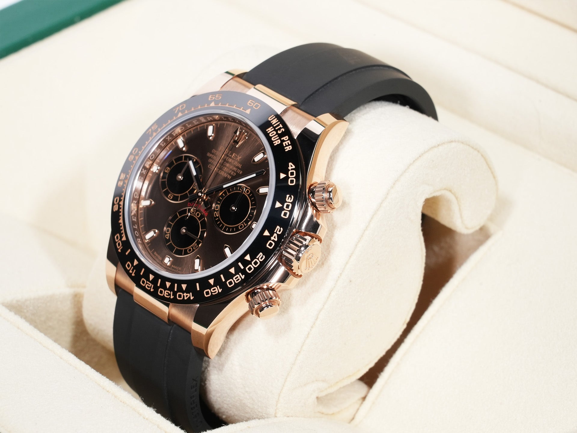 Rolex Daytona Ref. 116515LN Everose Gold Chocolate/Black Dial Unused 3vafvypx