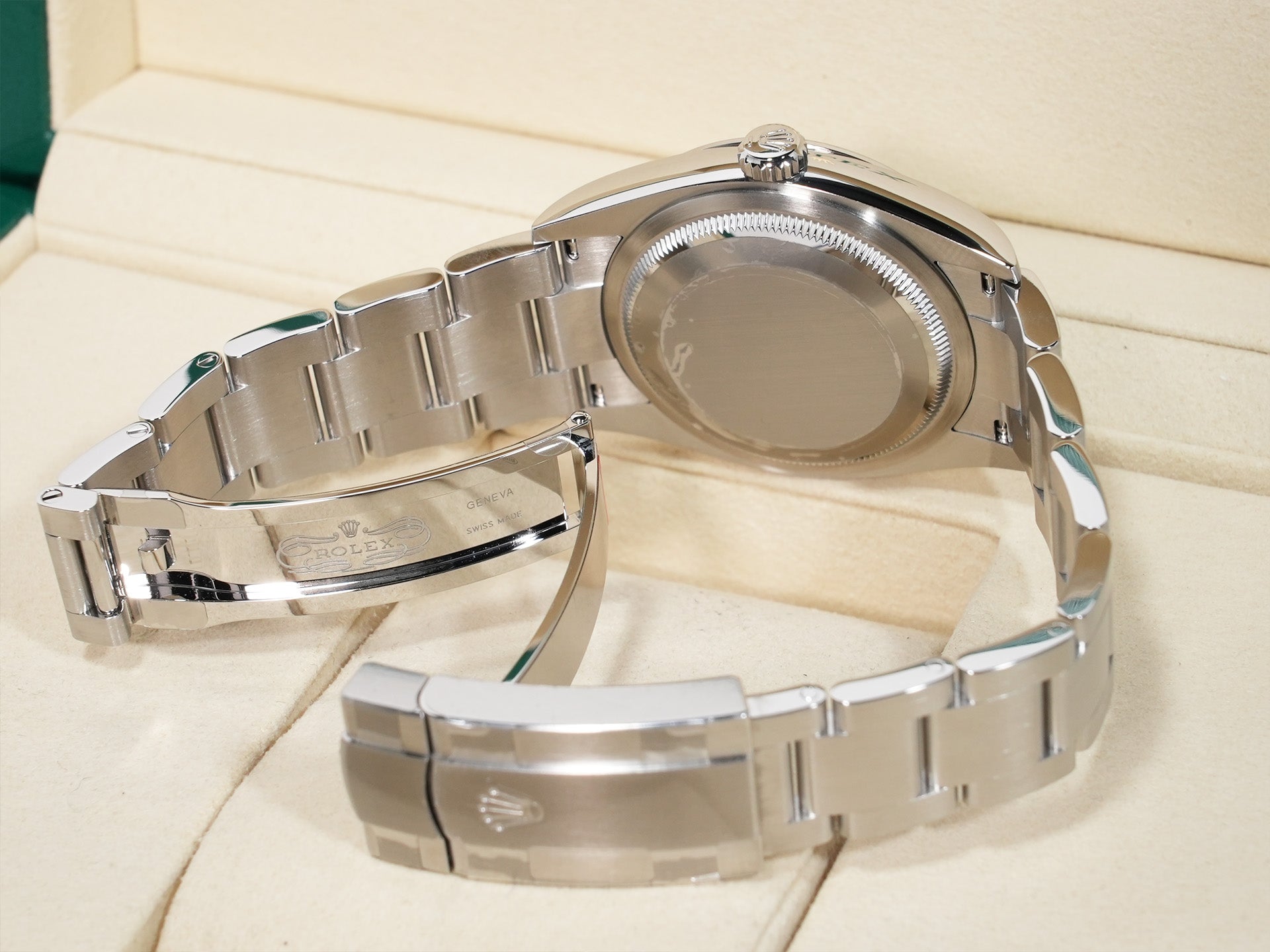 Rolex Oyster Perpetual 36 Ref. 126000 Stainless Steel Turquoise Dial Unused 94ao8hbt