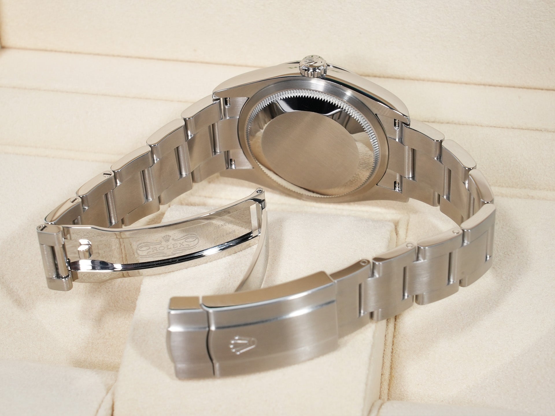 Rolex Oyster Perpetual 36 Ref. 126000 Stainless Steel Turquoise Dial Excellent Condition ygptasb8