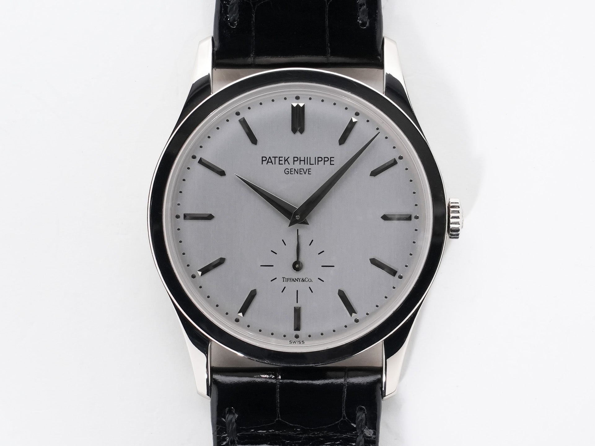 パテックフィリップ カラトラバ TIFFANY＆CO. Ref.5196G-001 ホワイトゴールド シルバー文字盤 中古 autadbpc