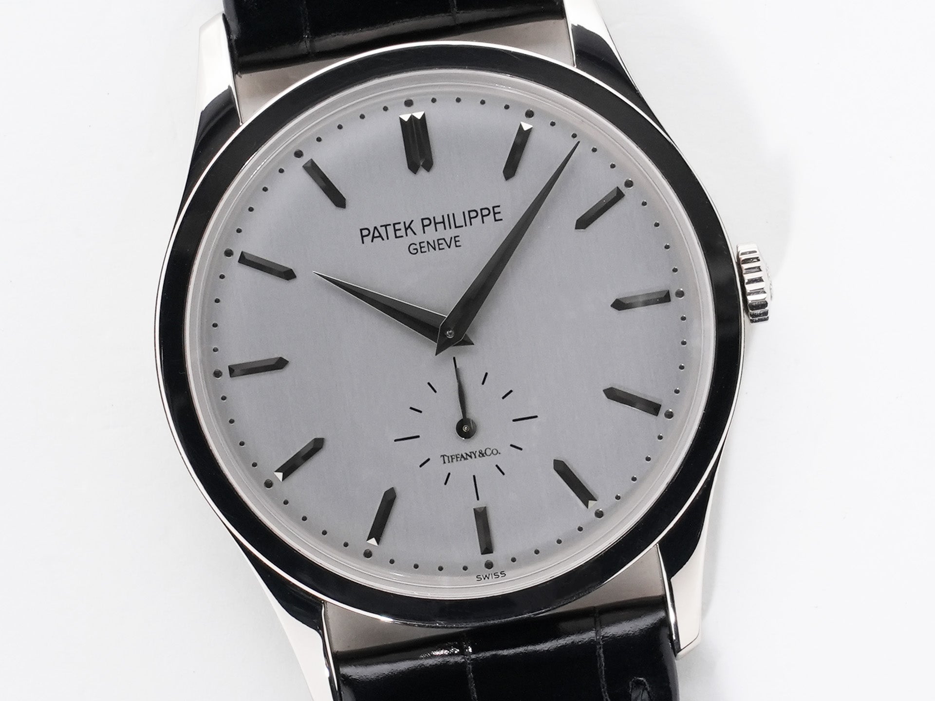 パテックフィリップ カラトラバ TIFFANY＆CO. Ref.5196G-001 ホワイトゴールド シルバー文字盤 中古 autadbpc