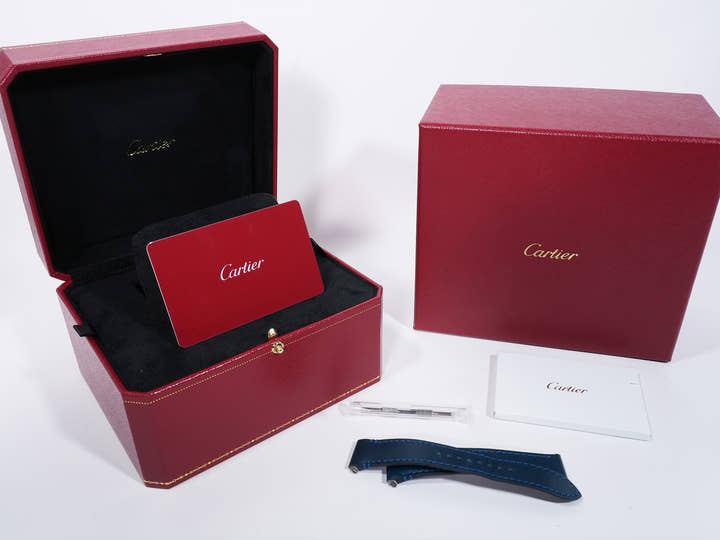 カルティエ サントス ドゥ カルティエ MM Ref.WGSA0028 18Kローズゴールド シルバー文字盤 美品 4hx3rjmx