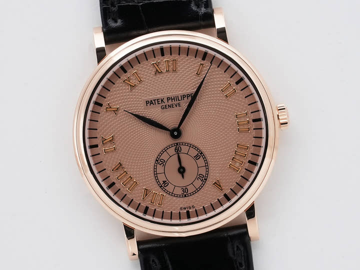 パテックフィリップ カラトラバ Ref.5022R-001 ローズゴールド カッパー文字盤 美品 j74esks3