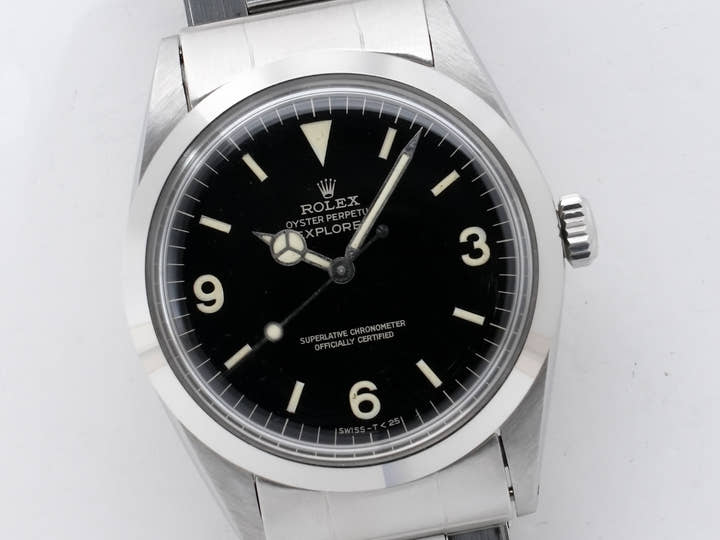 ロレックス エクスプローラーI Ref.1016 ステンレススチール ブラック文字盤 中古 ojhnvhrw