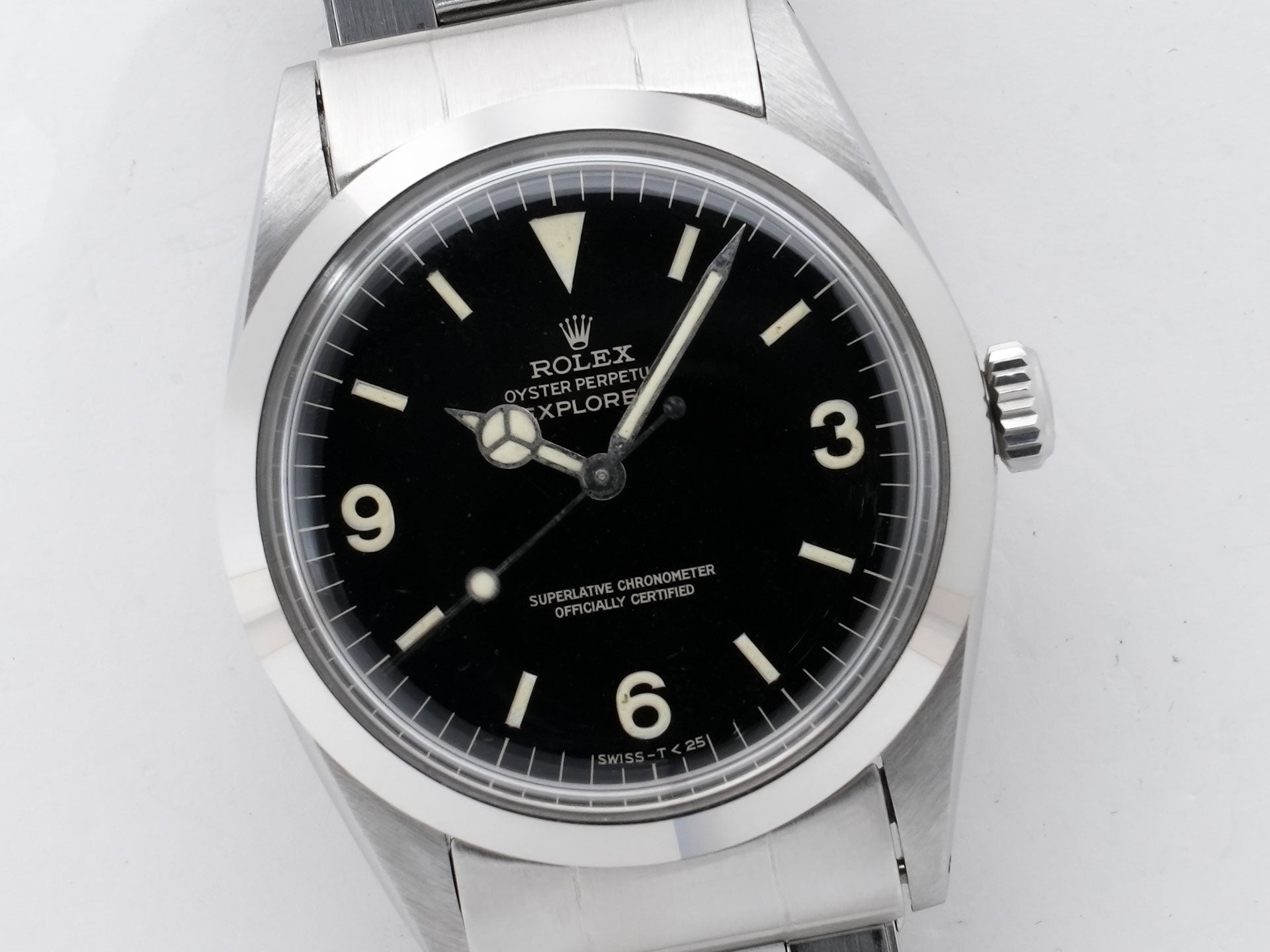 ロレックス エクスプローラーI Ref.1016 ステンレススチール ブラック文字盤 中古 ojhnvhrw