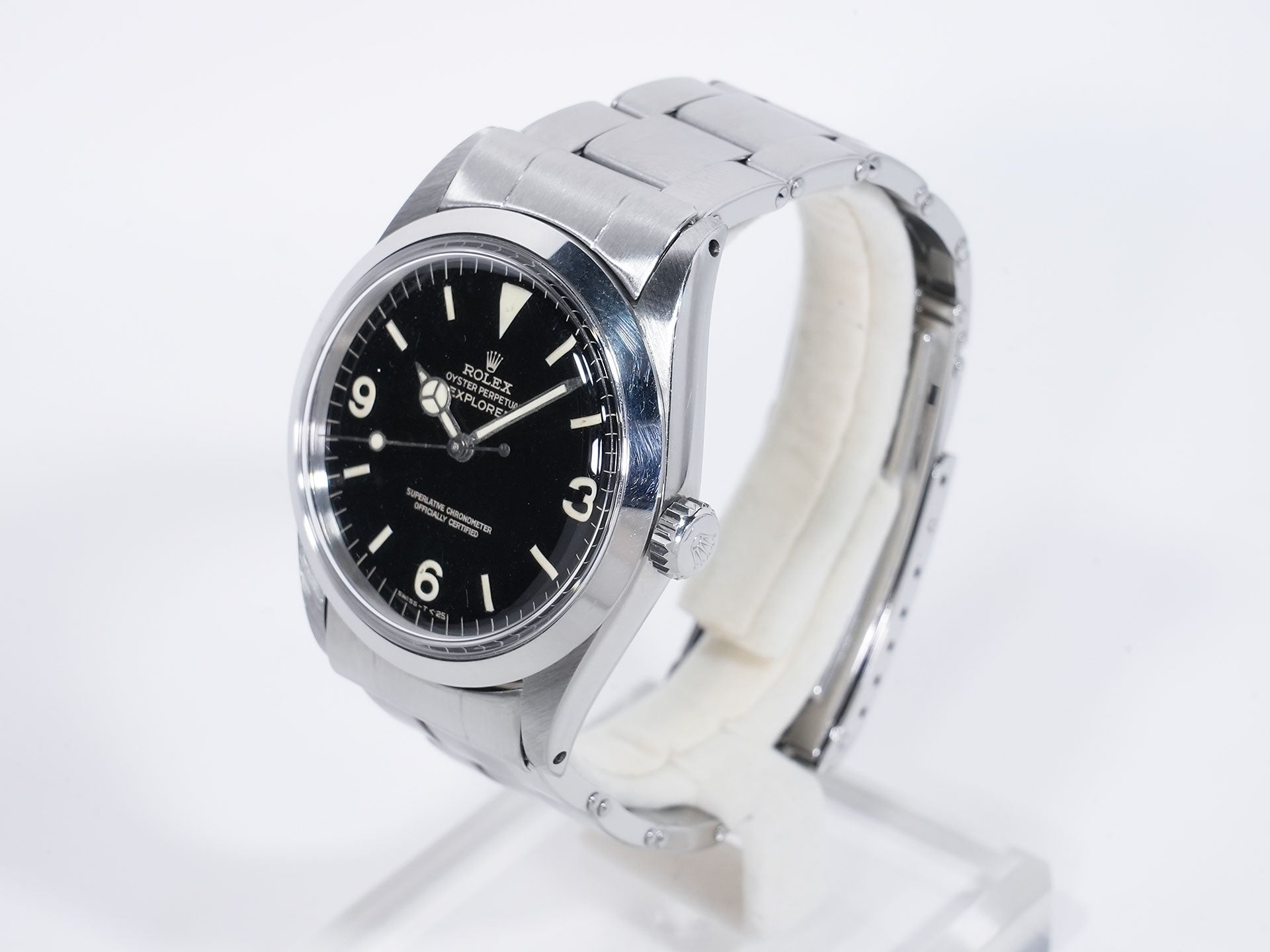ロレックス エクスプローラーI Ref.1016 ステンレススチール ブラック文字盤 中古 ojhnvhrw