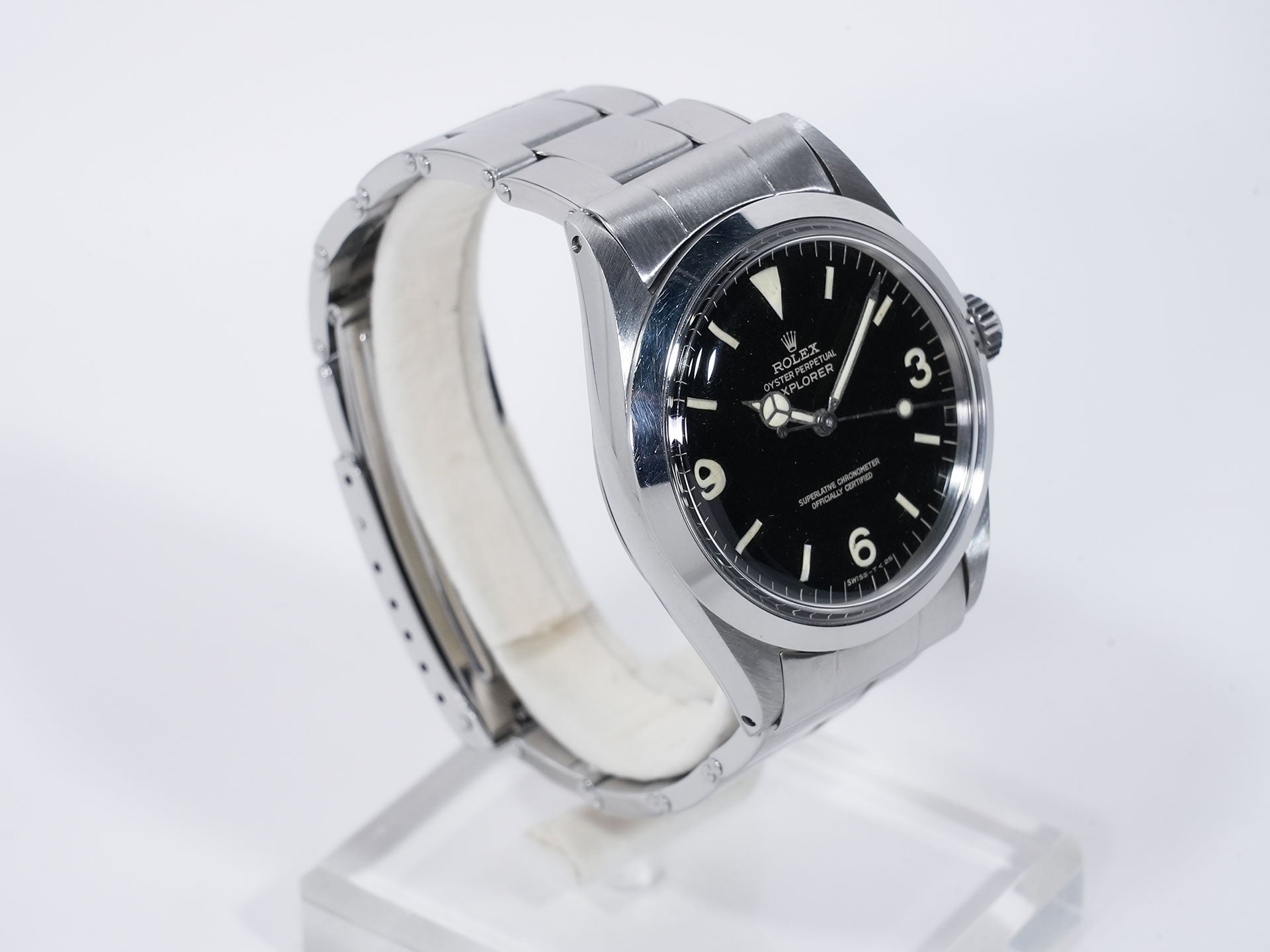 ロレックス エクスプローラーI Ref.1016 ステンレススチール ブラック文字盤 中古 ojhnvhrw